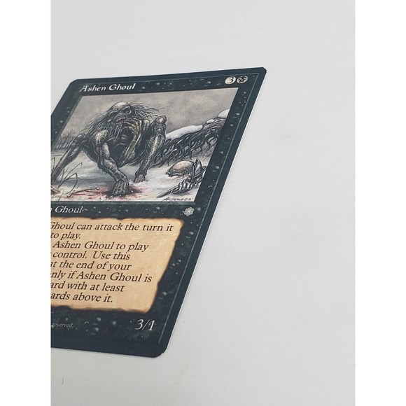 Ashen Ghoul Ice Age 1995 MTG Black Creature Old Border Vintage Card - Picture 3 of 10